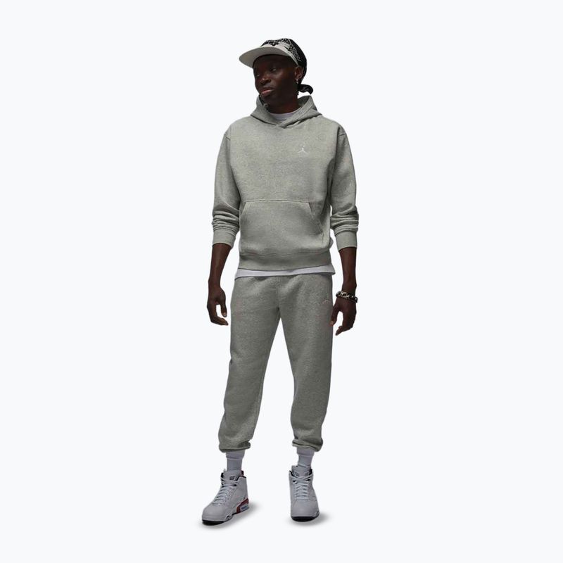 Vyriškas džemperis Jordan Brooklyn Fleece grey heather/white 2