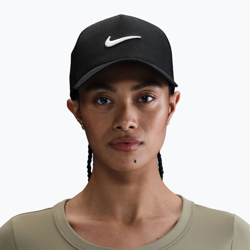 Vyriška kepuraitė su snapeliu Nike Rise Structured Trucker black/black/white 5