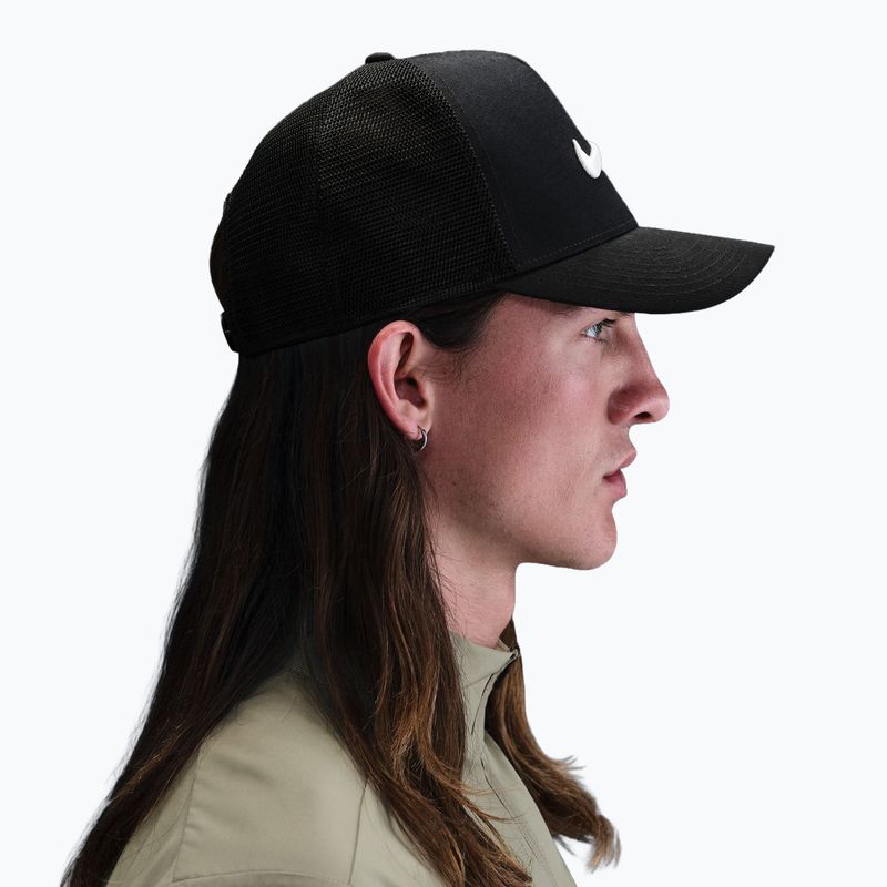 Vyriška kepuraitė su snapeliu Nike Rise Structured Trucker black/black/white 8