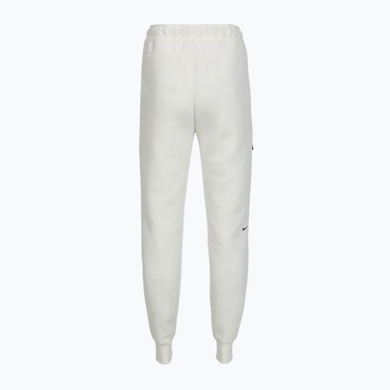 Moteriškos kelnės Nike Sportswear Tech Fleece Mid-Rise sail/black 4