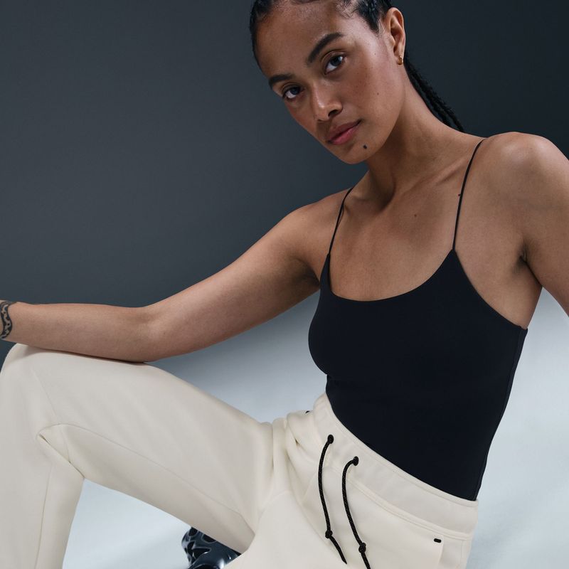 Moteriškos kelnės Nike Sportswear Tech Fleece Mid-Rise sail/black 11