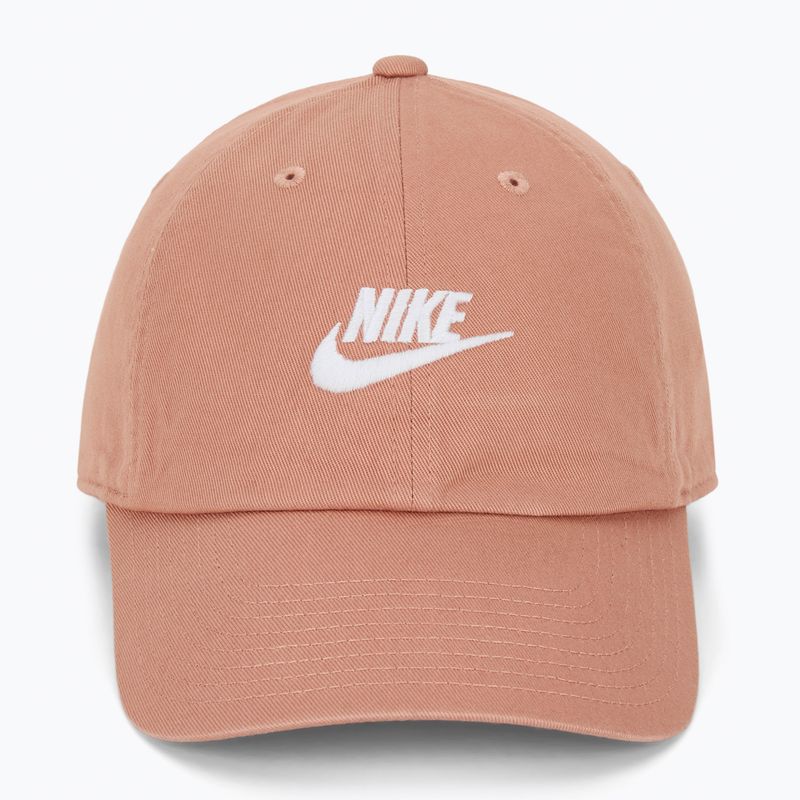 Nike Club Unstructured Futura Wash rose gold/white beisbolo kepuraitė 2