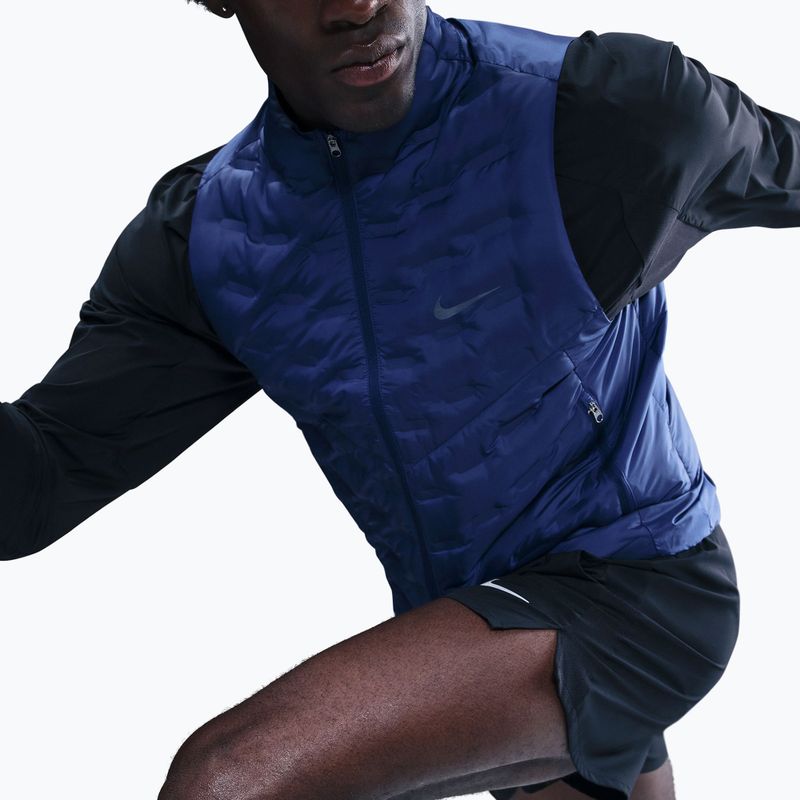 Vyriška bėgimo liemenė Nike Therma-FIT ADV Repel AeroLoft blue void 4