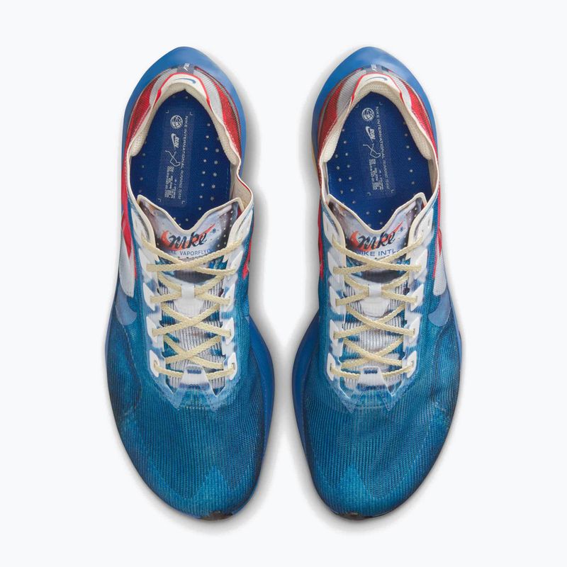 Vyriški bėgimo batai Nike Vaporfly 4 multi-color/mountain blue/fire red/clear 8