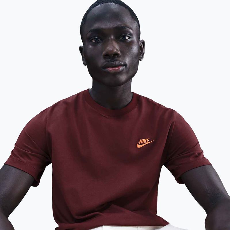 Vyriški marškinėliai Nike Sportswear Club dark team red 4