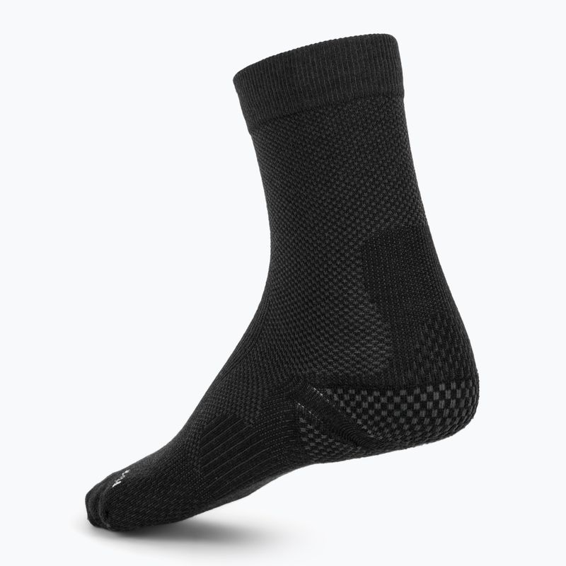 Kojinės Nike Running Lightweight Wool Crew black/dark smoke grey 2