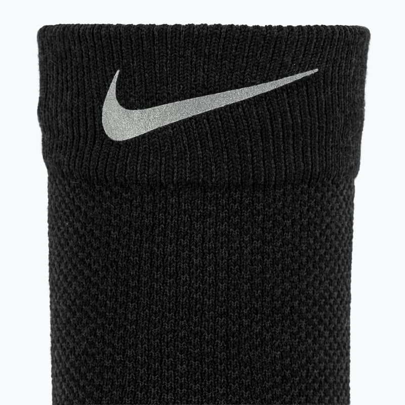 Kojinės Nike Running Lightweight Wool Crew black/dark smoke grey 3