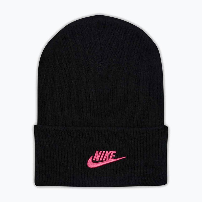 Žieminė kepurė Nike Peak Futura Beanie black/pinksicle
