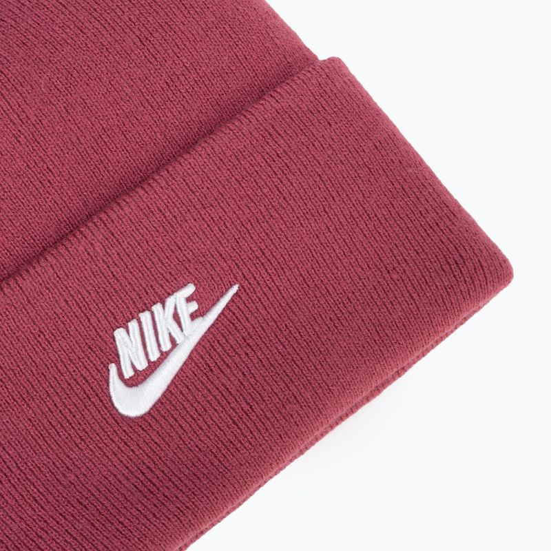 Žieminė kepurė Nike Peak Futura Beanie sweet beet/white 3