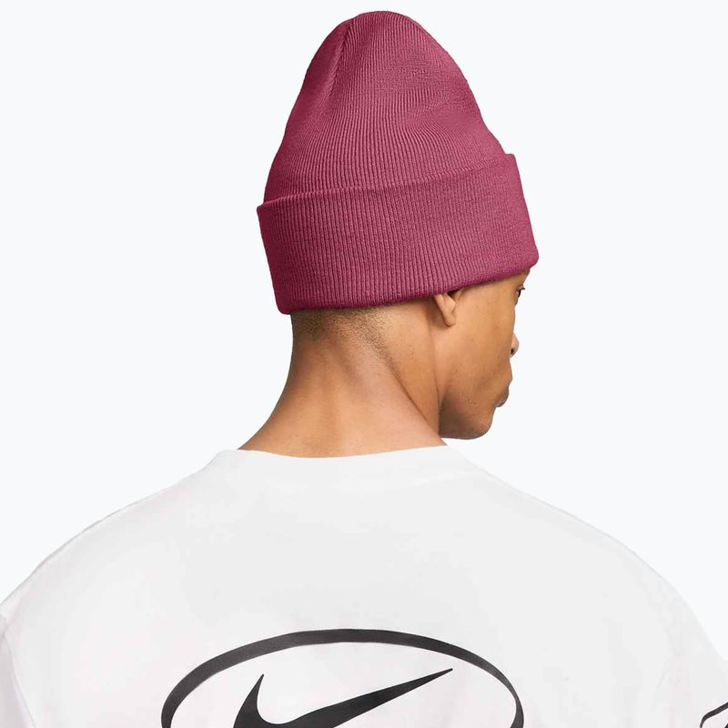 Žieminė kepurė Nike Peak Futura Beanie sweet beet/white 3