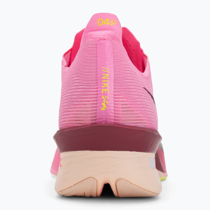 Moteriški bėgimo bateliai Nike Vaporfly 4 pink spell/hyper pink/volt ice/burgundy 6