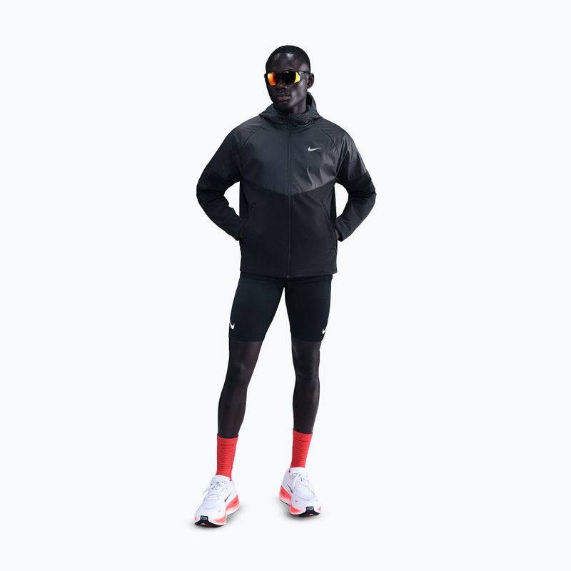 Vyriška bėgimo striukė Nike Miler Repel Winterized black/anthracite 2