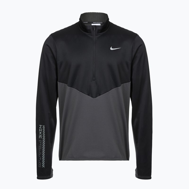 Vyriškas bėgimo džemperis Nike Pacer Winterized 1/2 Zip anthracite/black 2