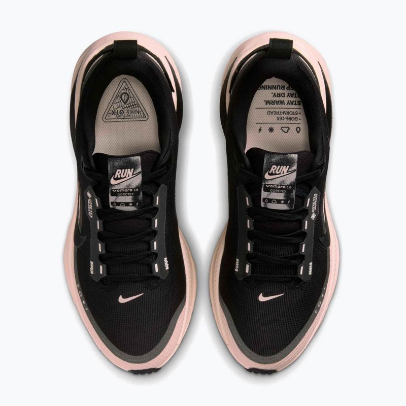 Moteriški bėgimo bateliai Nike Vomero 18 GORE-TEX black/crimson tint/black/black 10