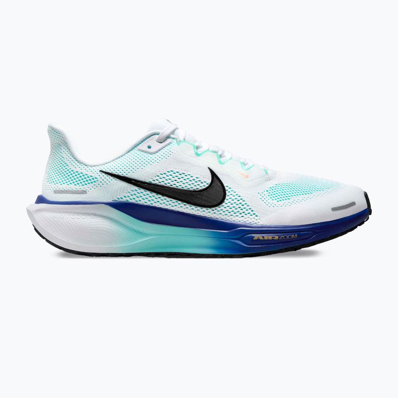 Vyriški bėgimo batai Nike Pegasus 41 white/hyper turquoise/concord/black