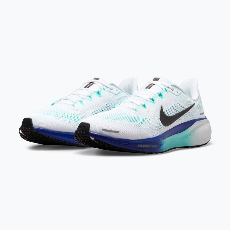 Vyriški bėgimo batai Nike Pegasus 41 white/hyper turquoise/concord/black 3