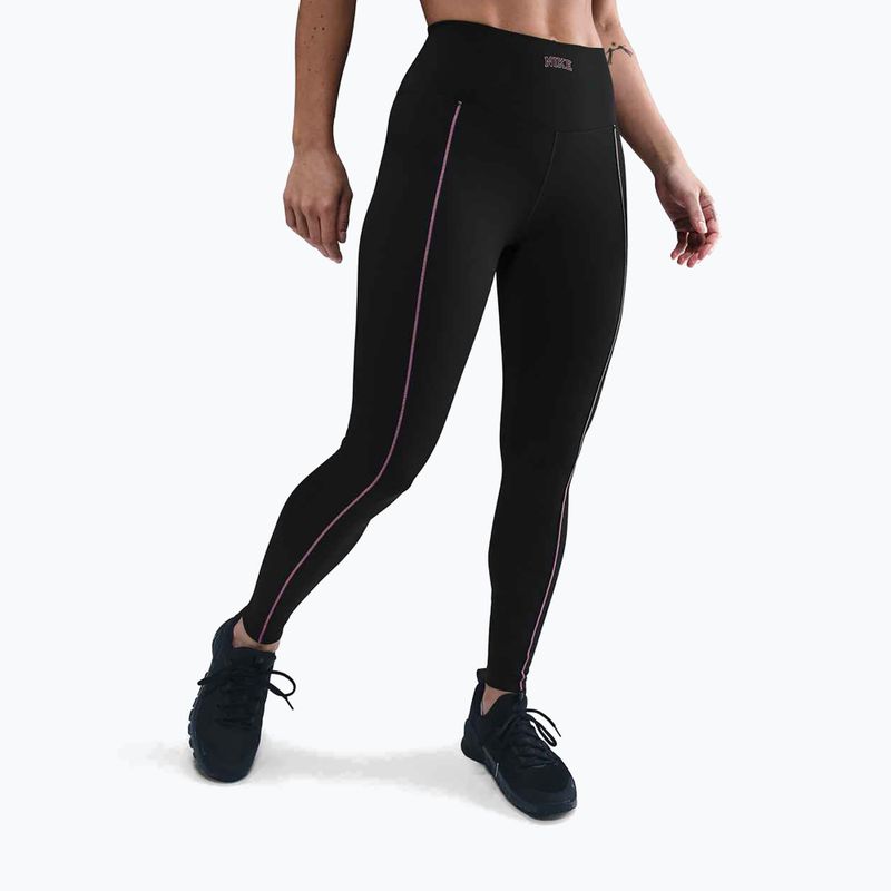 Moteriškos tamprės Nike One High-Waisted black