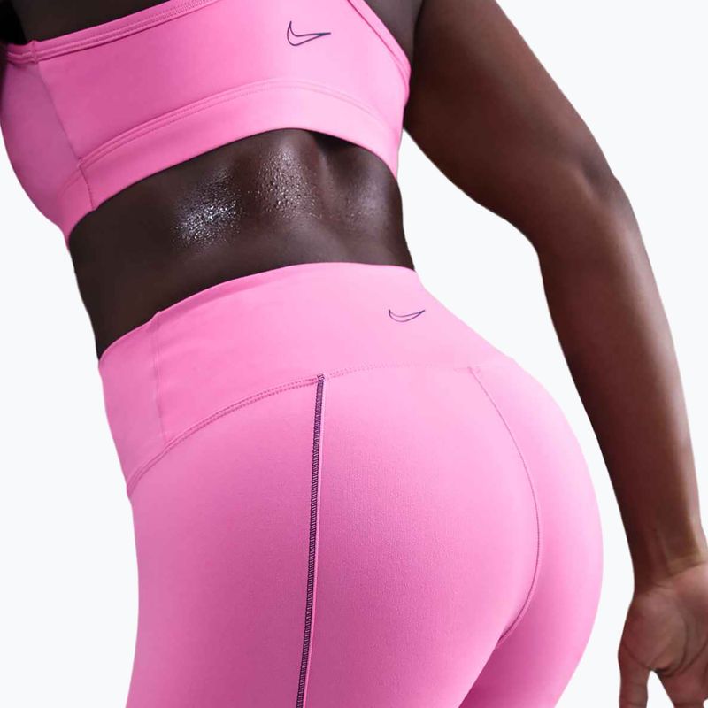Moteriškos tamprės Nike One High-Waisted playful pink 6