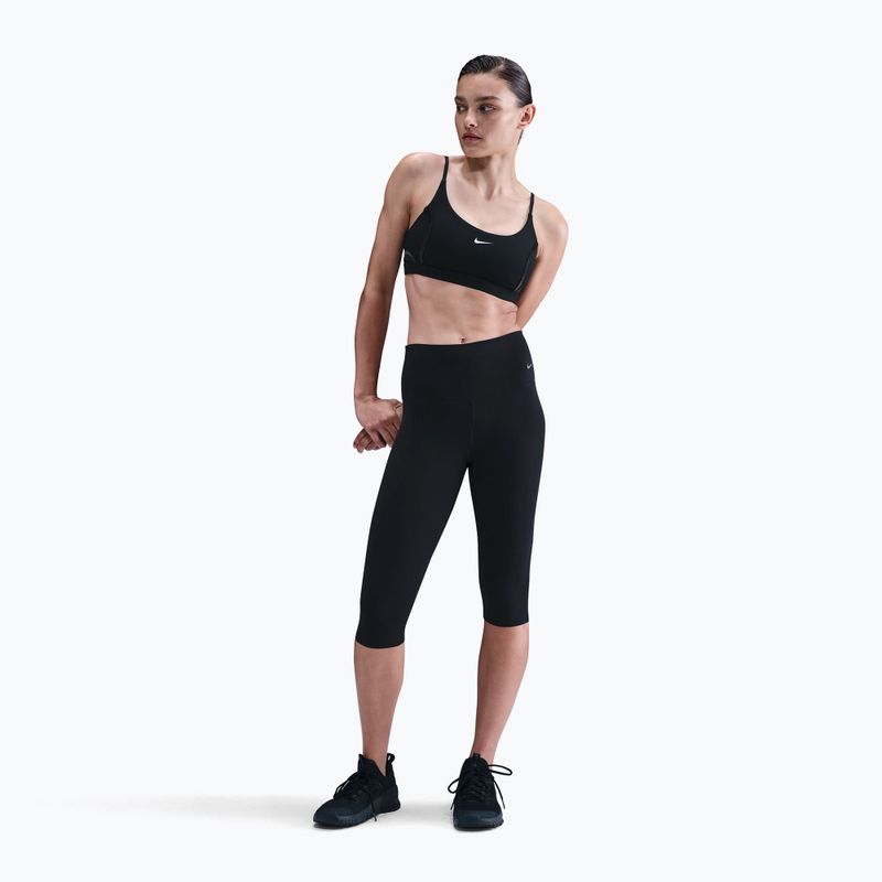 Treniruočių liemenėlė Nike One Light-Support black/white 2