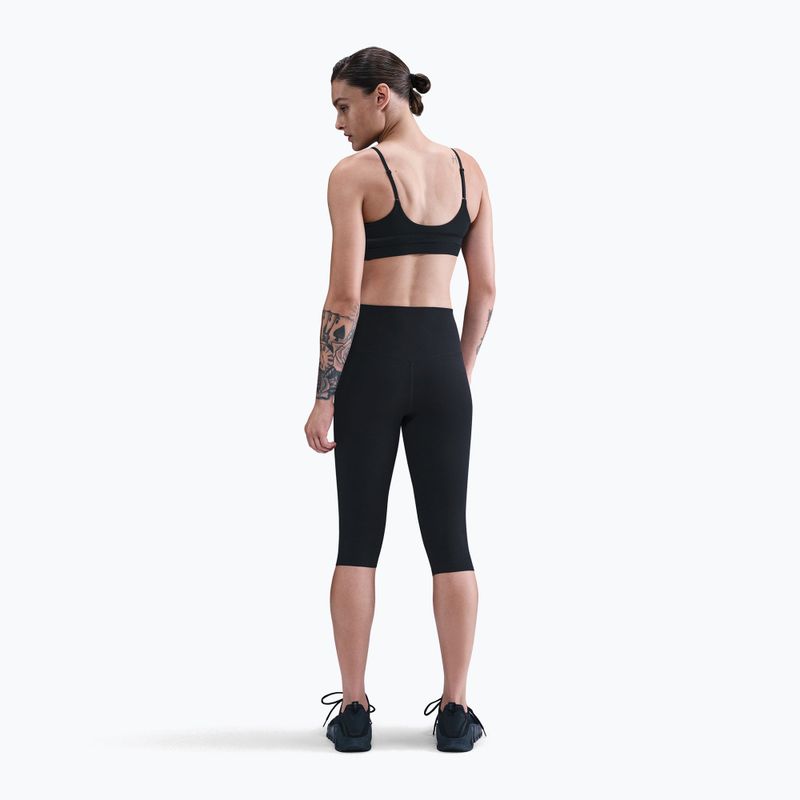 Treniruočių liemenėlė Nike One Light-Support black/white 3