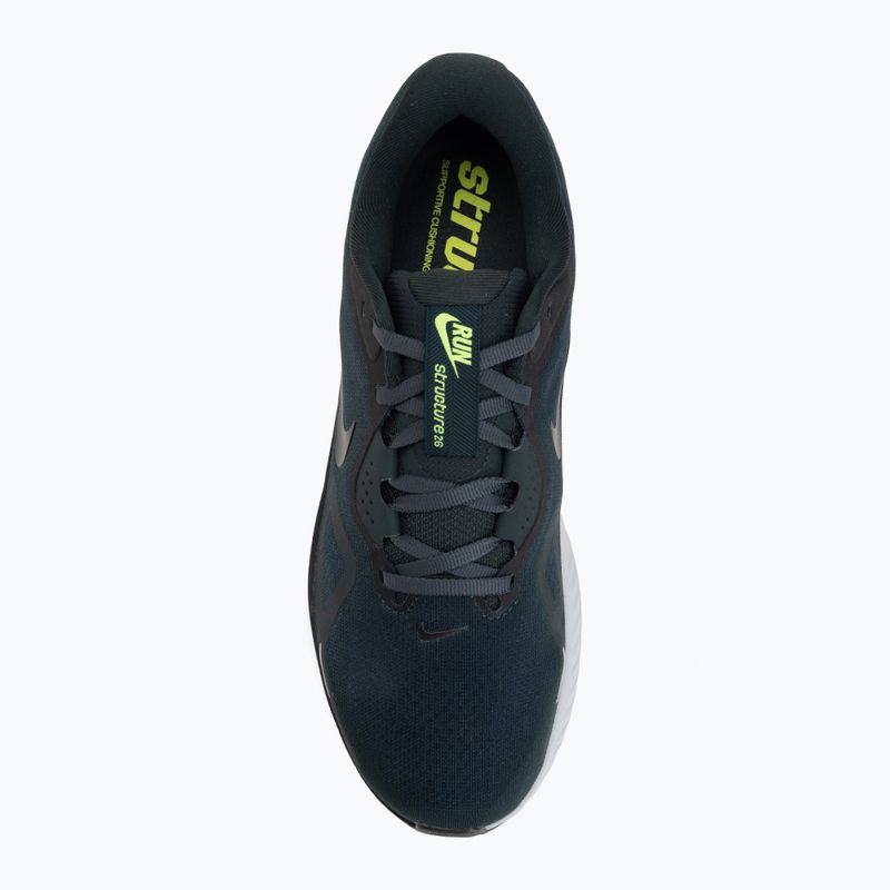 Vyriški bėgimo batai Nike Structure 26 Wide seaweed/volt/pure platin 5