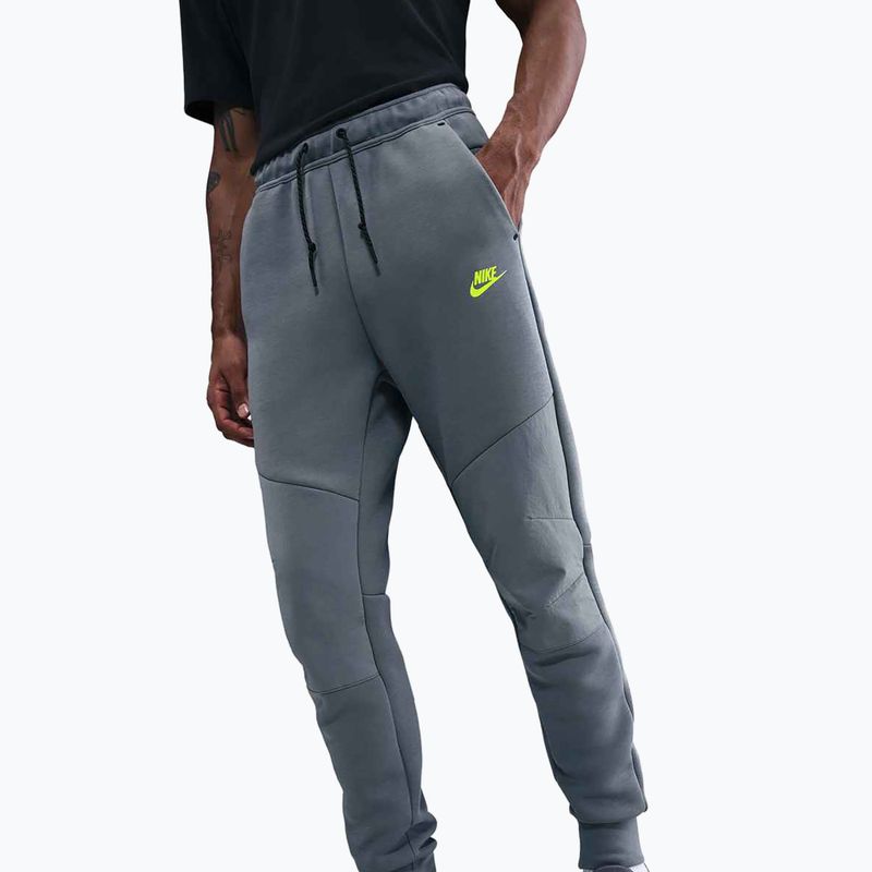 Vyriškos kelnės Nike Tech Joggers cool grey/cool grey/volt 3