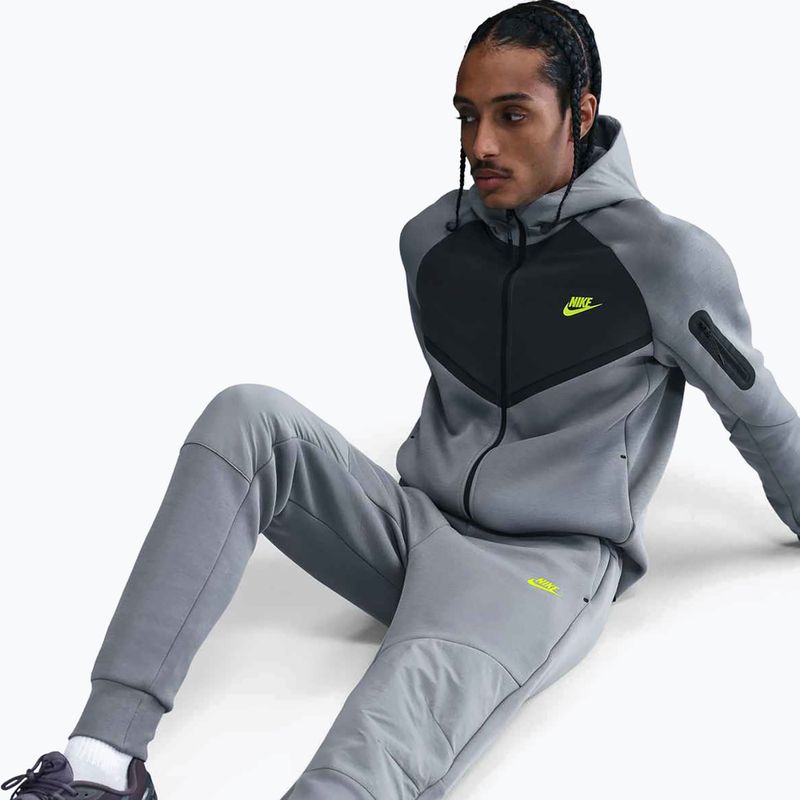 Vyriškos kelnės Nike Tech Joggers cool grey/cool grey/volt 5