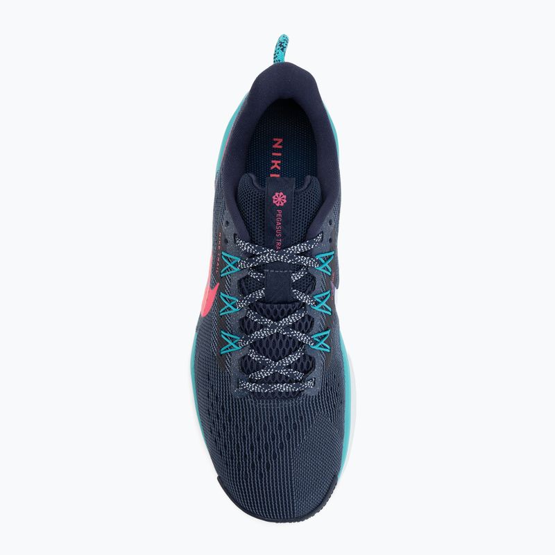 Vyriški bėgimo batai Nike Pegasus Trail 5 midnight navy/dusty cactus/hyper pink 5