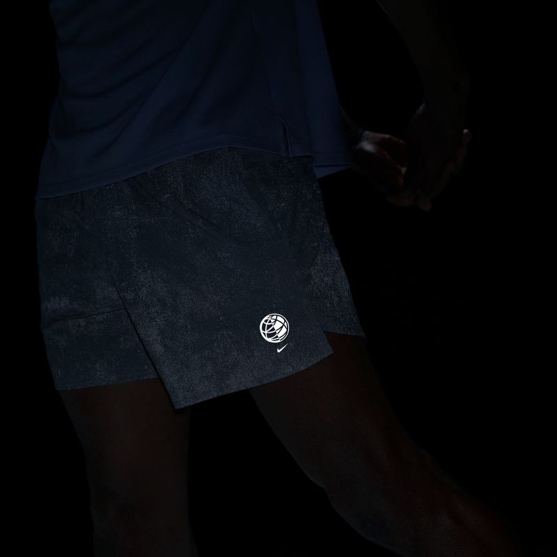 Vyriški bėgimo šortai Nike Stride Brief-Lined 5" Light Smoke Grey 7