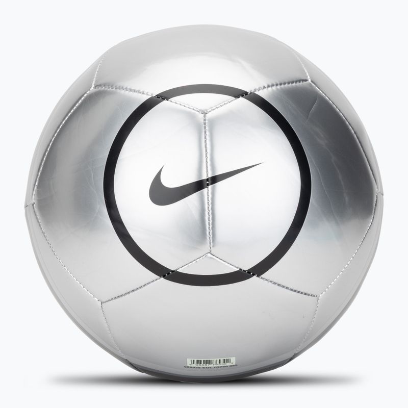 Futbolo kamuolys Nike Academy T90 Metallic '26 metallic silver/black/black dydis 4