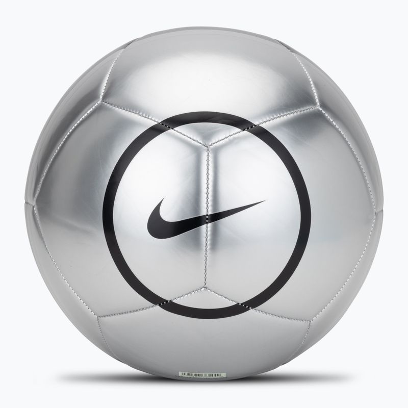 Futbolo kamuolys Nike Academy T90 Metallic '26 metallic silver/black/black dydis 5