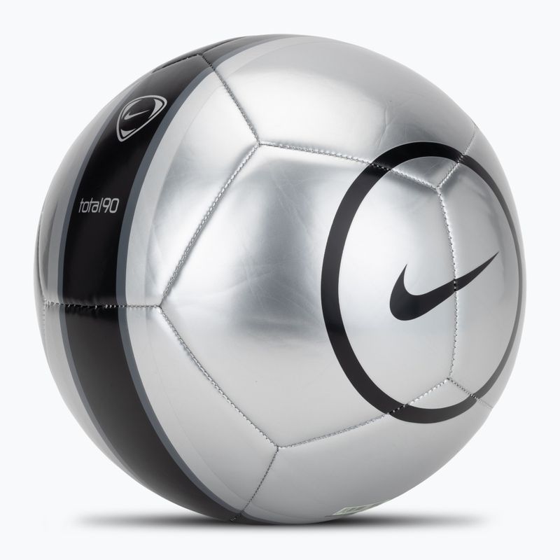 Futbolo kamuolys Nike Academy T90 Metallic '26 metallic silver/black/black dydis 5 2