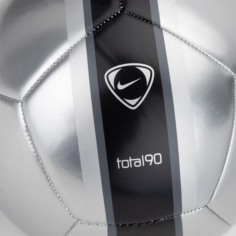 Futbolo kamuolys Nike Academy T90 Metallic '26 metallic silver/black/black dydis 5 3