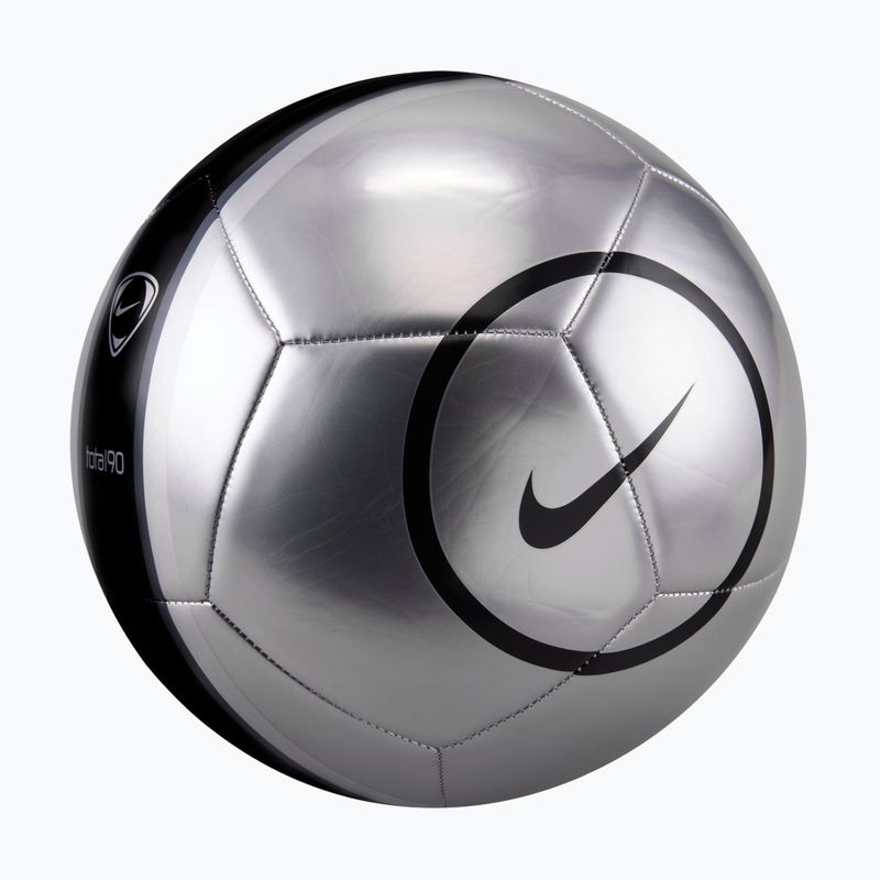 Futbolo kamuolys Nike Academy T90 Metallic '26 metallic silver/black/black dydis 5 2