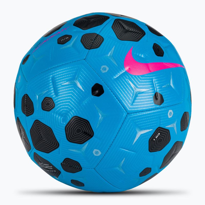 Futbolo kamuolys Nike Academy blue glow/black/pink blast dydis 5 2