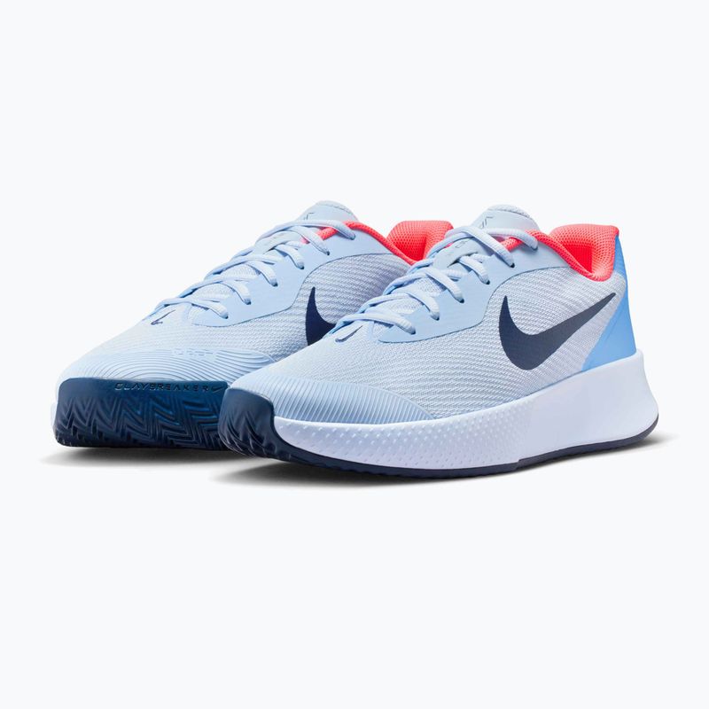 Vyriški batai Nike Vapor Lite 3 Clay hydrogen blue/hot lava/midnight navy 10