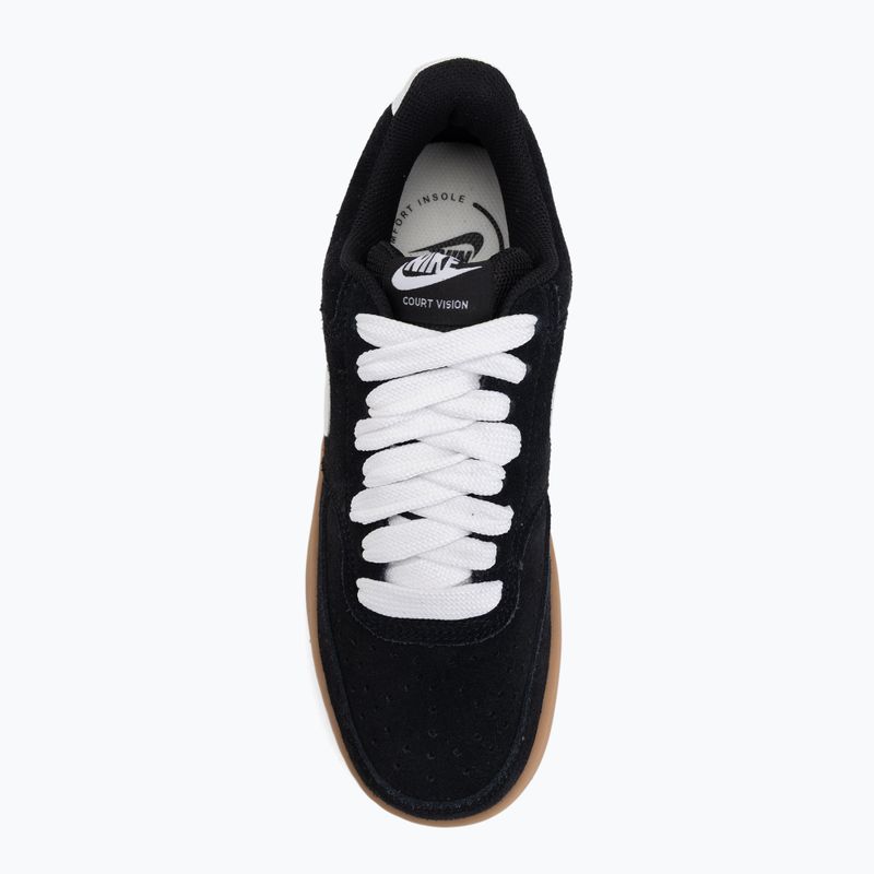 Vyriški batai Nike Court Vision Low FL black/gum med brown/white 5