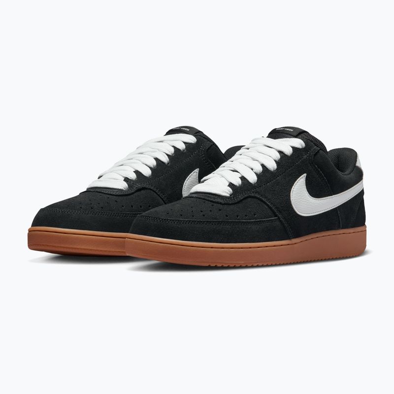 Vyriški batai Nike Court Vision Low FL black/gum med brown/white 3