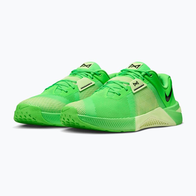 Vyriški svorio kilnojimo batai Nike Metcon 10 batai Green Strike/Light Liquid Lime/Black 3