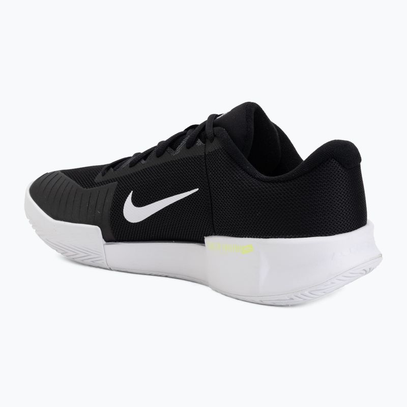 Vyriški teniso bateliai Nike GP Challenge Pro black/anthracite/volt 3