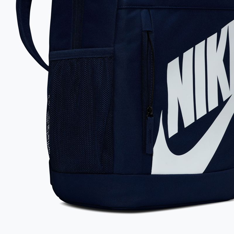 Vaikiška miesto kuprinė Nike Elemental Shoebox 20 l midnight navy/orange/white 5