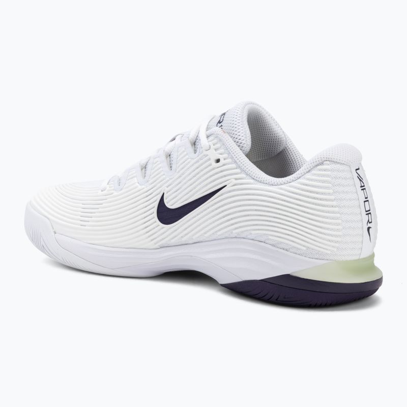Vyriški teniso bateliai Nike Vapor 12 White/Volt Tint/Dark Raisin 3