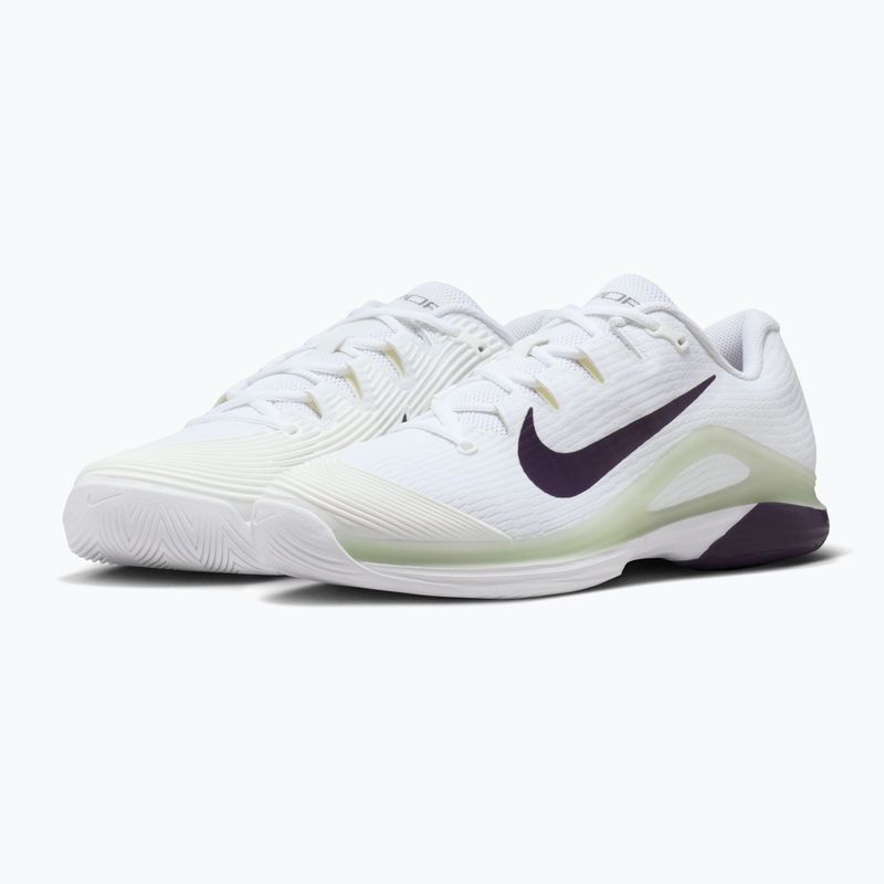 Vyriški teniso bateliai Nike Vapor 12 White/Volt Tint/Dark Raisin 10
