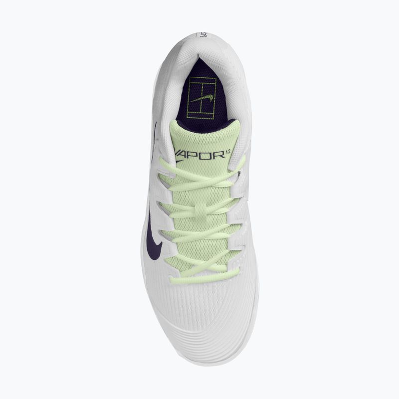 Vyriški teniso bateliai Nike Vapor 12 White/Volt Tint/Dark Raisin 13
