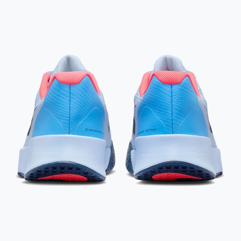 Vyriški teniso bateliai Nike Vapor Lite 3 hydrogen blue/hot lava/midnight navy 4