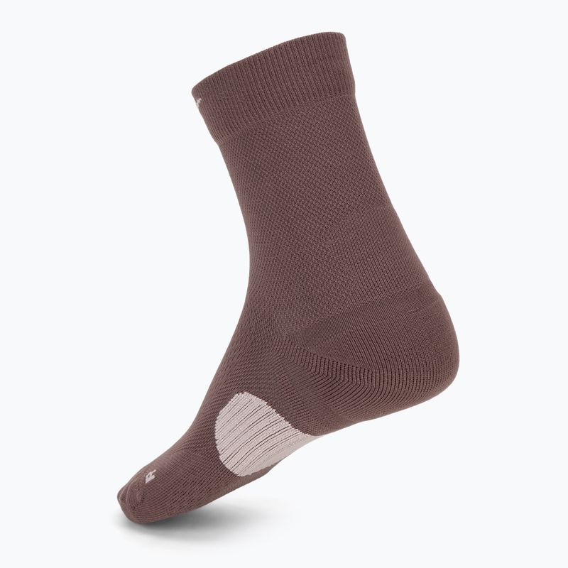 Kojinės Nike Running Midweight Crew tattoo/particle rose/particle rose 2