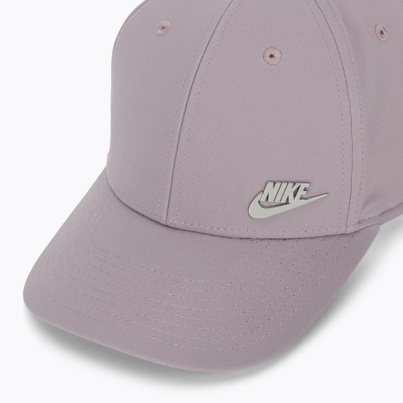 Kepurė su snapeliu Nike Dri-Fit Club light violet ore/metallic silver 3