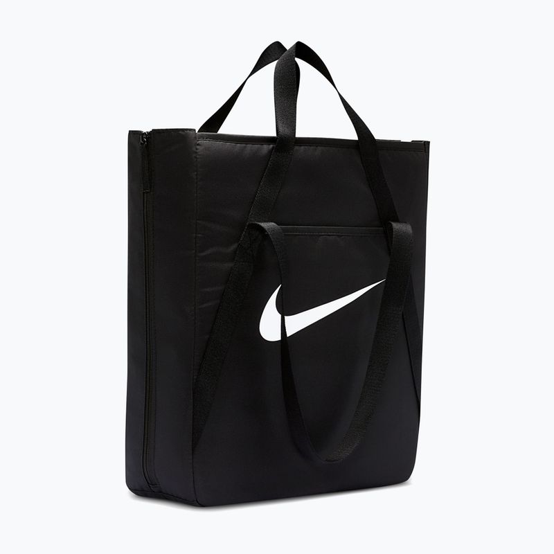 Moteriškas treniruočių krepšys Nike Gym 28 l black/black/white 2
