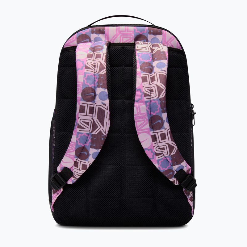 Treniruotinis kuprinė Nike Brasilia 9.5 24 l juoda/rožinė putos/balta 4