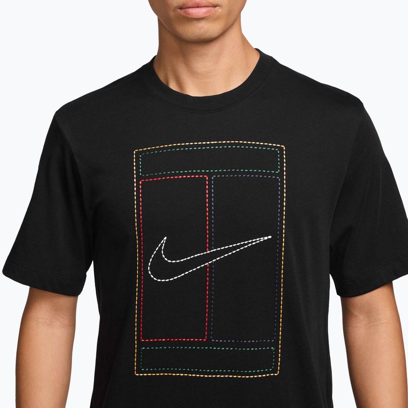 Vyriški marškinėliai Nike Court Heritage black 3